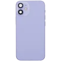 Back Housing W/ Charging Port Flex & Small Parts For iPhone 12 Mini (EU / Global Version) (Used OEM Pull: Grade A) (Purple)