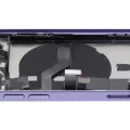 Back Housing W/ Charging Port Flex & Small Parts For iPhone 12 Mini (EU / Global Version) (Used OEM Pull: Grade A) (Purple)