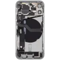 Back Housing W/ Charging Port Flex & Small Parts For iPhone 12 Mini (EU / Global Version) (Used OEM Pull: Grade A) (White)