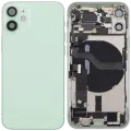 Back Housing W/ Charging Port Flex & Small Parts For iPhone 12 Mini (EU / Global Version) (Used OEM Pull: Grade B) (Green)