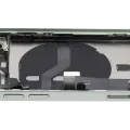 Back Housing W/ Charging Port Flex & Small Parts For iPhone 12 Mini (EU / Global Version) (Used OEM Pull: Grade C) (Green)
