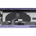 Back Housing W/ Charging Port Flex & Small Parts For iPhone 12 Mini (EU / Global Version) (Used OEM Pull: Grade C) (Purple)