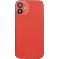 Back Housing W/ Charging Port Flex & Small Parts For iPhone 12 Mini (EU / Global Version) (Used OEM Pull: Grade C) (Red)