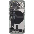 Back Housing W/ Charging Port Flex & Small Parts For iPhone 12 Mini (US Version) (Used OEM Pull: Grade A) (Green)