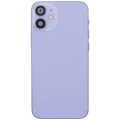 Back Housing W/ Charging Port Flex & Small Parts For iPhone 12 Mini (US Version) (Used OEM Pull: Grade A) (Purple)