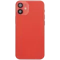 Back Housing W/ Charging Port Flex & Small Parts For iPhone 12 Mini (US Version) (Used OEM Pull: Grade A) (Red)