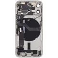 Back Housing W/ Charging Port Flex & Small Parts For iPhone 12 Mini (US Version) (Used OEM Pull: Grade A) (White)