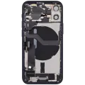 Back Housing W/ Charging Port Flex & Small Parts For iPhone 12 Mini (US Version) (Used OEM Pull: Grade B) (Black)