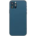 Back Housing W/ Charging Port Flex & Small Parts For iPhone 12 Pro (EU / Global Version) (Used OEM Pull: Grade A) (Pacific Blue)