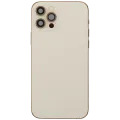 Back Housing W/ Charging Port Flex & Small Parts For iPhone 12 Pro (EU / Global Version) (Used OEM Pull: Grade B) (Gold)
