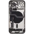 Back Housing W/ Charging Port Flex & Small Parts For iPhone 12 Pro (EU / Global Version) (Used OEM Pull: Grade B) (Graphite)