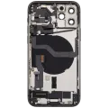 Back Housing W/ Charging Port Flex & Small Parts For iPhone 12 Pro (EU / Global Version) (Used OEM Pull: Grade B) (Pacific Blue)