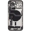 Back Housing W/ Charging Port Flex & Small Parts For iPhone 12 Pro (EU / Global Version) (Used OEM Pull: Grade C) (Graphite)
