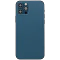 Back Housing W/ Charging Port Flex & Small Parts For iPhone 12 Pro (US Version) (Used OEM Pull: Grade A) (Pacific Blue)