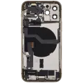 Back Housing W/ Charging Port Flex & Small Parts For iPhone 12 Pro (US Version) (Used OEM Pull: Grade B) (Gold)