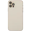 Back Housing W/ Charging Port Flex & Small Parts For iPhone 12 Pro (US Version) (Used OEM Pull: Grade C) (Gold)