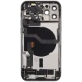 Back Housing W/ Charging Port Flex & Small Parts For iPhone 12 Pro (US Version) (Used OEM Pull: Grade C) (Graphite)