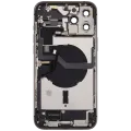 Back Housing W/ Charging Port Flex & Small Parts For iPhone 12 Pro Max (EU / Global Version) (Used OEM Pull: Grade A) (Graphite)