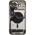 Back Housing W/ Charging Port Flex & Small Parts For iPhone 12 Pro Max (EU / Global Version) (Used OEM Pull: Grade B) (Gold)