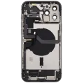 Back Housing W/ Charging Port Flex & Small Parts For iPhone 12 Pro Max (EU / Global Version) (Used OEM Pull: Grade B) (Pacific Blue)
