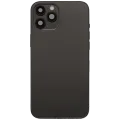 Корпус зі шлейфом зарядки й дрібними деталями для iPhone 12 Pro Max (EU / Global Version) (Used OEM Pull: Grade C) (графітовий)
