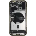 Back Housing W/ Charging Port Flex & Small Parts For iPhone 12 Pro Max (US Version) (Used OEM Pull: Grade C) (Gold)