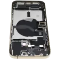 Back Housing W/ Charging Port Flex & Small Parts For iPhone 12 Pro Max (US Version) (Used OEM Pull: Grade C) (Gold)