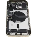 Back Housing W/ Charging Port Flex & Small Parts For iPhone 12 Pro Max (US Version) (Used OEM Pull: Grade C) (Gold)