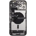 Back Housing W/ Charging Port Flex & Small Parts For iPhone 12 Pro Max (US Version) (Used OEM Pull: Grade C) (Graphite)