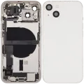 Back Housing W/ Charging Port Flex & Small Parts For iPhone 13 (EU / Global Version) (Used OEM Pull: Grade A) (Starlight)
