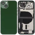 Back Housing W/ Charging Port Flex & Small Parts For iPhone 13 (EU / Global Version) (Used OEM Pull: Grade B) (Green)