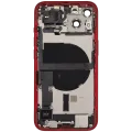 Back Housing W/ Charging Port Flex & Small Parts For iPhone 13 (EU / Global Version) (Used OEM Pull: Grade B) (Red)