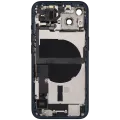 Back Housing W/ Charging Port Flex & Small Parts For iPhone 13 (EU / Global Version) (Used OEM Pull: Grade C) (Midnight)