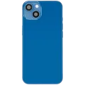 Back Housing W/ Charging Port Flex & Small Parts For iPhone 13 (US Version) (Used OEM Pull: Grade A) (Blue)