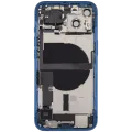 Back Housing W/ Charging Port Flex & Small Parts For iPhone 13 (US Version) (Used OEM Pull: Grade A) (Blue)