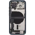 Back Housing W/ Charging Port Flex & Small Parts For iPhone 13 (US Version) (Used OEM Pull: Grade A) (Midnight)