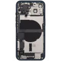 Back Housing W/ Charging Port Flex & Small Parts For iPhone 13 (US Version) (Used OEM Pull: Grade B) (Midnight)