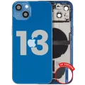 Back Housing W/ Charging Port Flex & Small Parts For iPhone 13 (US Version) (Used OEM Pull: Grade C) (Blue)