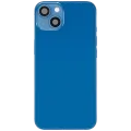 Back Housing W/ Charging Port Flex & Small Parts For iPhone 13 (US Version) (Used OEM Pull: Grade C) (Blue)