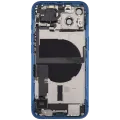 Back Housing W/ Charging Port Flex & Small Parts For iPhone 13 (US Version) (Used OEM Pull: Grade C) (Blue)
