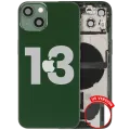 Back Housing W/ Charging Port Flex & Small Parts For iPhone 13 (US Version) (Used OEM Pull: Grade C) (Green)