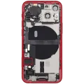 Back Housing W/ Charging Port Flex & Small Parts For iPhone 13 Mini (EU / Global Version) (Used OEM Pull: Grade B) (Red)