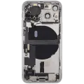 Back Housing W/ Charging Port Flex & Small Parts For iPhone 13 Mini (EU / Global Version) (Used OEM Pull: Grade B) (Starlight)