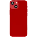 Back Housing W/ Charging Port Flex & Small Parts For iPhone 13 Mini (EU / Global Version) (Used OEM Pull: Grade C) (Red)