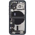 Back Housing W/ Charging Port Flex & Small Parts For iPhone 13 Mini (US Version) (Used OEM Pull: Grade A) (Midnight)
