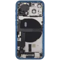Back Housing W/ Charging Port Flex & Small Parts For iPhone 13 Mini (US Version) (Used OEM Pull: Grade B) (Blue)