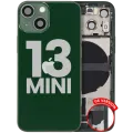 Back Housing W/ Charging Port Flex & Small Parts For iPhone 13 Mini (US Version) (Used OEM Pull: Grade B) (Green)