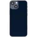 Back Housing W/ Charging Port Flex & Small Parts For iPhone 13 Mini (US Version) (Used OEM Pull: Grade B) (Midnight)