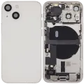 Back Housing W/ Charging Port Flex & Small Parts For iPhone 13 Mini (US Version) (Used OEM Pull: Grade B) (Starlight)