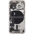 Back Housing W/ Charging Port Flex & Small Parts For iPhone 13 Mini (US Version) (Used OEM Pull: Grade B) (Starlight)